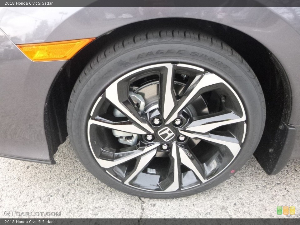 2018 Honda Civic Si Sedan Wheel and Tire Photo #124243511