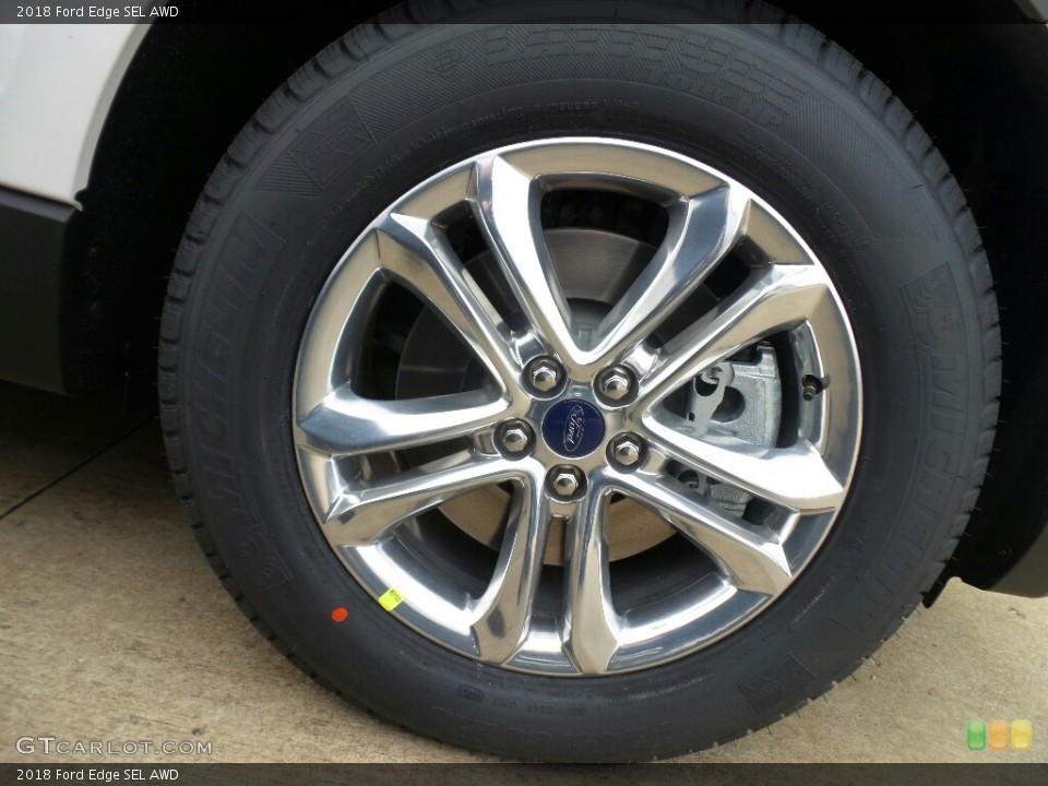 2018 Ford Edge SEL AWD Wheel and Tire Photo #124261281