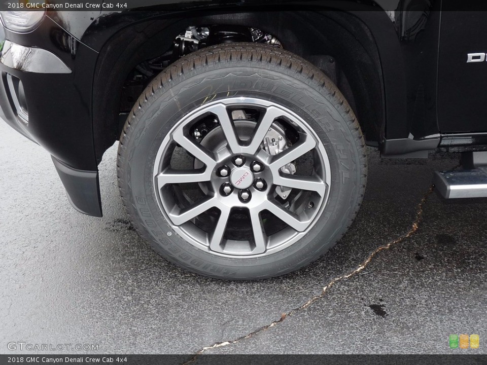 2018 GMC Canyon Denali Crew Cab 4x4 Wheel and Tire Photo #124262220