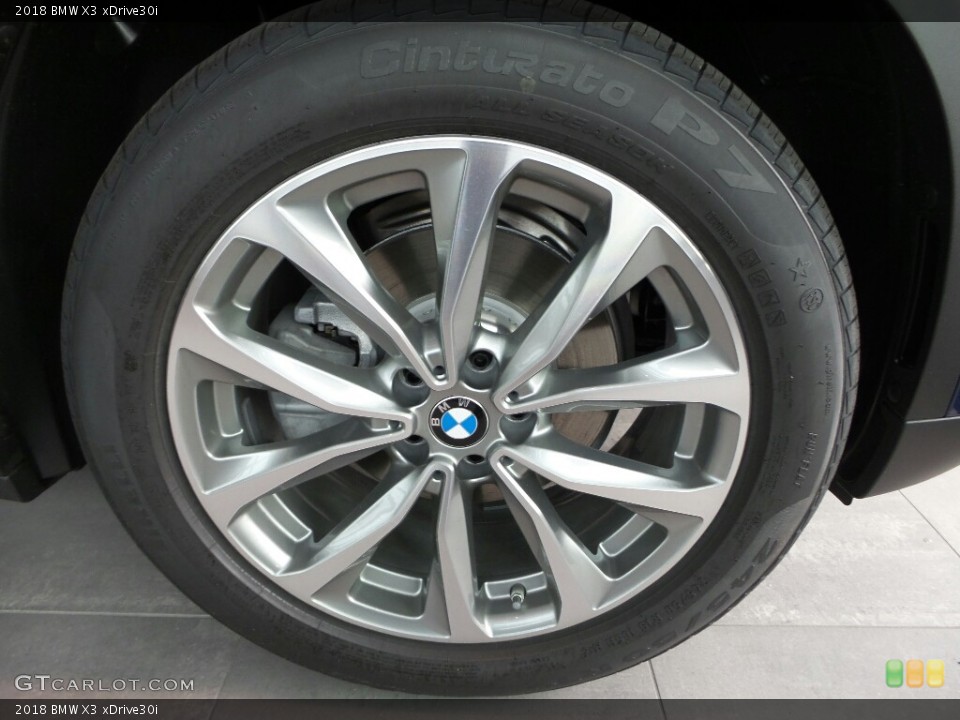 2018 BMW X3 xDrive30i Wheel and Tire Photo #124264989