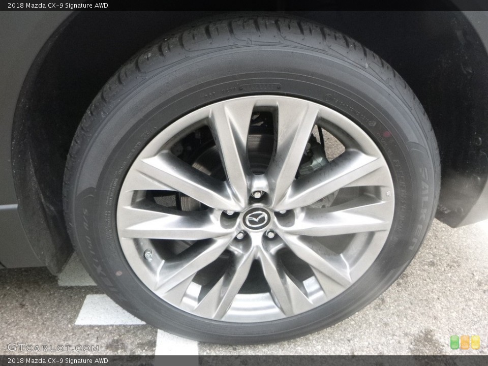 2018 Mazda CX-9 Signature AWD Wheel and Tire Photo #124286913