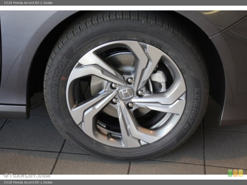 2018 Honda Accord EX-L Sedan Wheel and Tire Photo #124301838