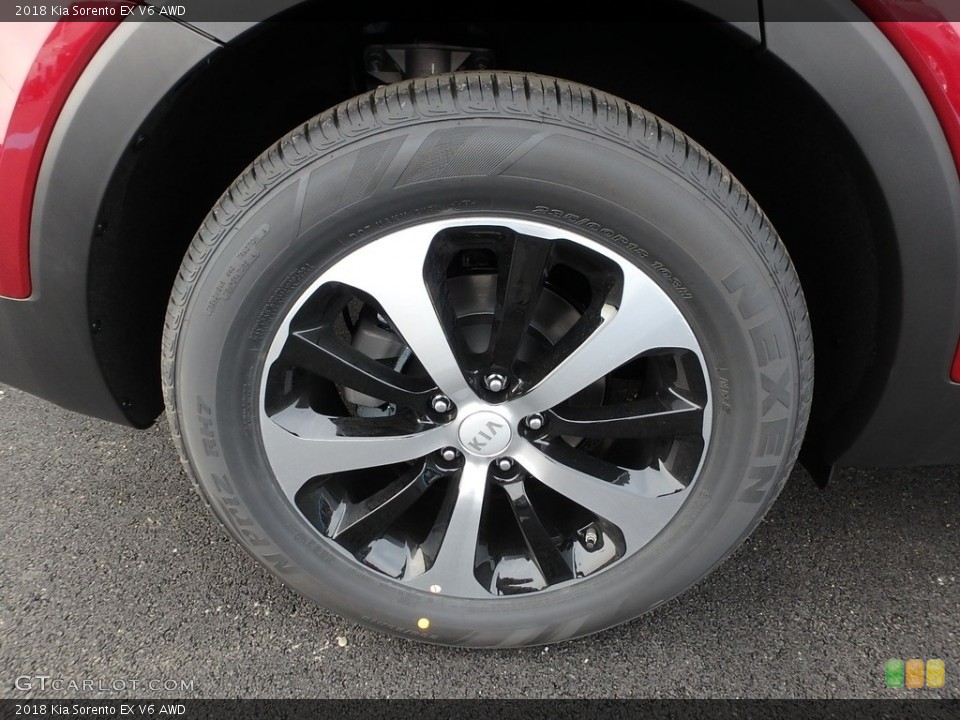 2018 Kia Sorento EX V6 AWD Wheel and Tire Photo #124313204
