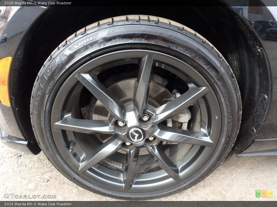 2016 Mazda MX-5 Miata Club Roadster Wheel and Tire Photo #124316156