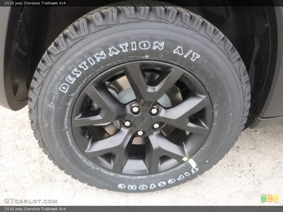 2018 Jeep Cherokee Trailhawk 4x4 Wheel and Tire Photo #124322537