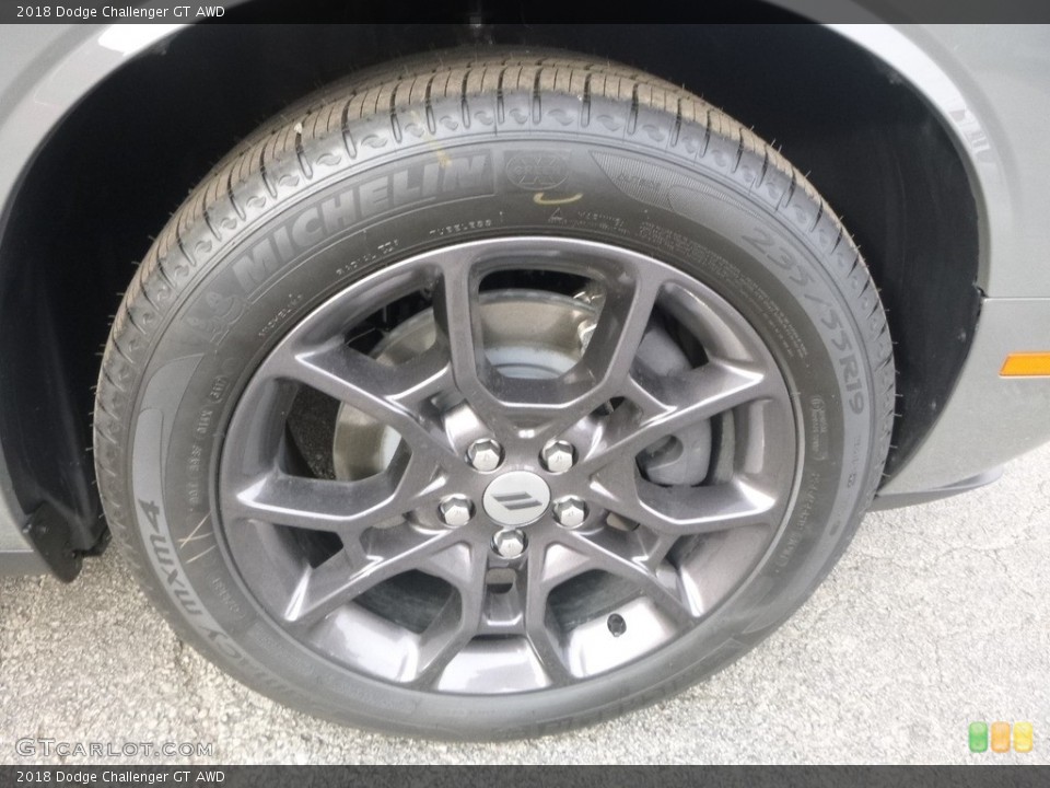 2018 Dodge Challenger GT AWD Wheel and Tire Photo #124324691