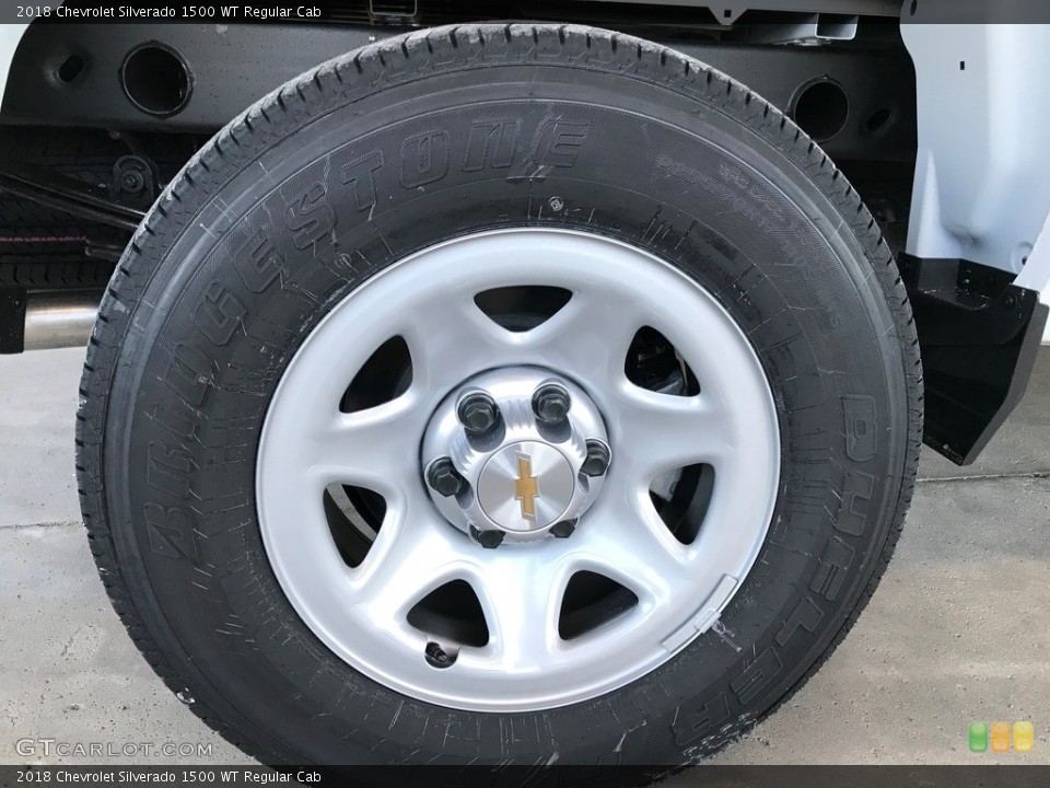 2018 Chevrolet Silverado 1500 WT Regular Cab Wheel and Tire Photo #124330664