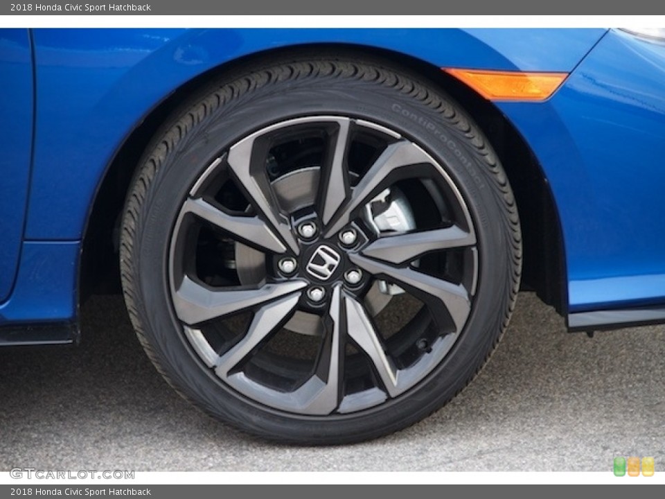 2018 Honda Civic Sport Hatchback Wheel and Tire Photo #124331667