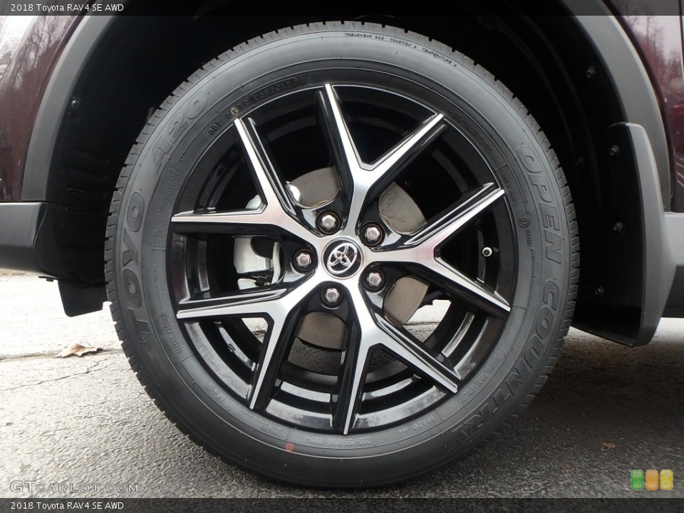 2018 Toyota RAV4 SE AWD Wheel and Tire Photo #124356703