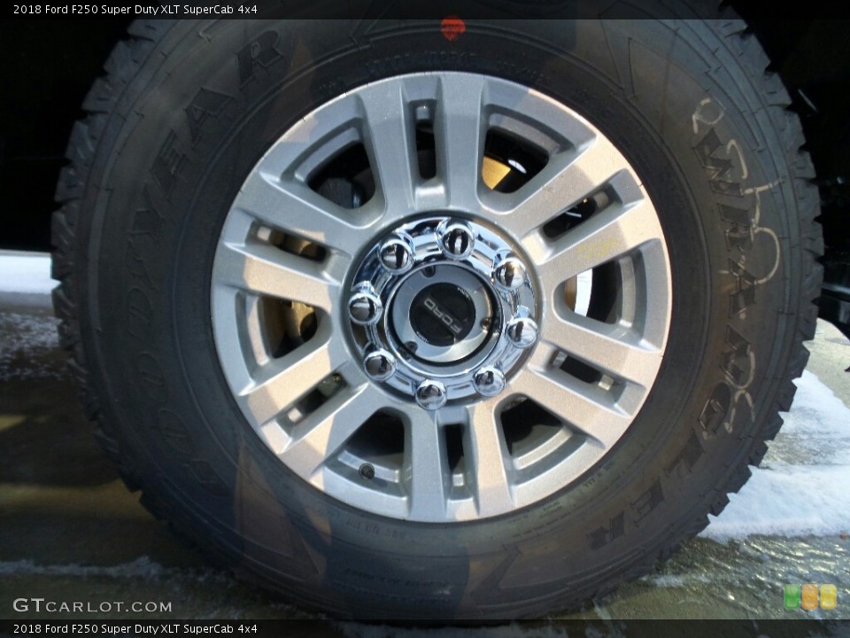 2018 Ford F250 Super Duty XLT SuperCab 4x4 Wheel and Tire Photo #124362505