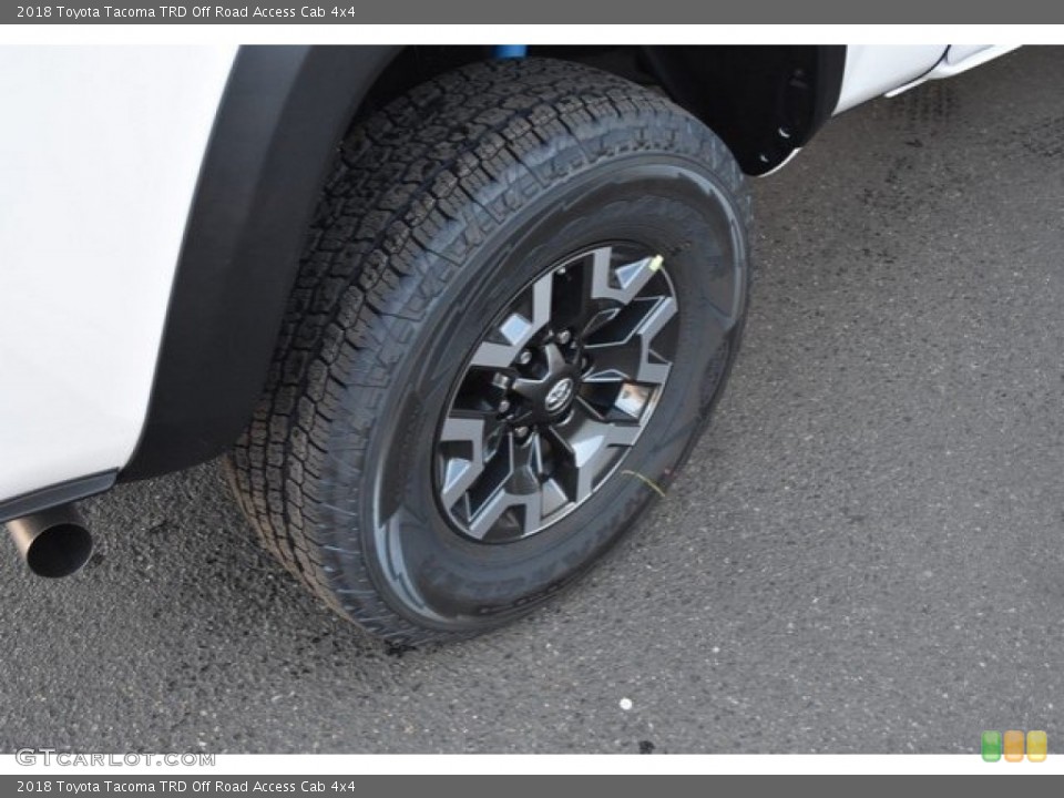 2018 Toyota Tacoma TRD Off Road Access Cab 4x4 Wheel and Tire Photo #124395133