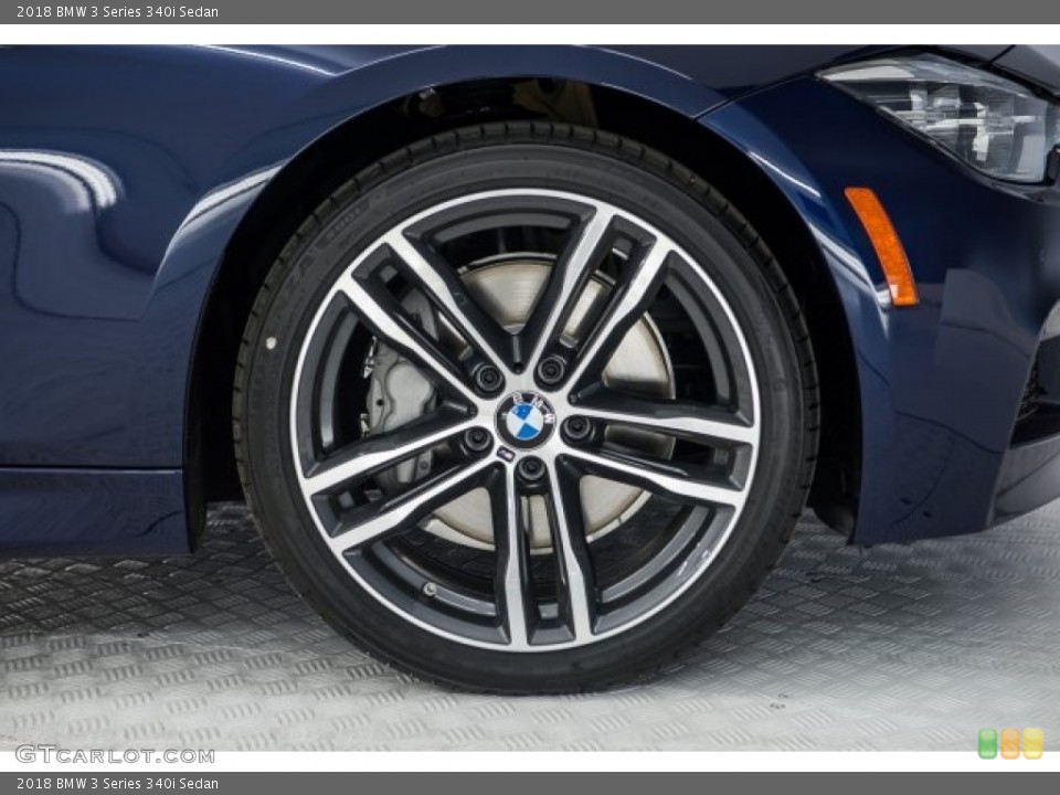 2018 BMW 3 Series 340i Sedan Wheel and Tire Photo #124408997