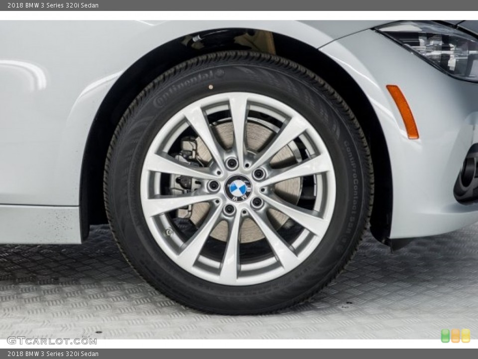 2018 BMW 3 Series 320i Sedan Wheel and Tire Photo #124409225