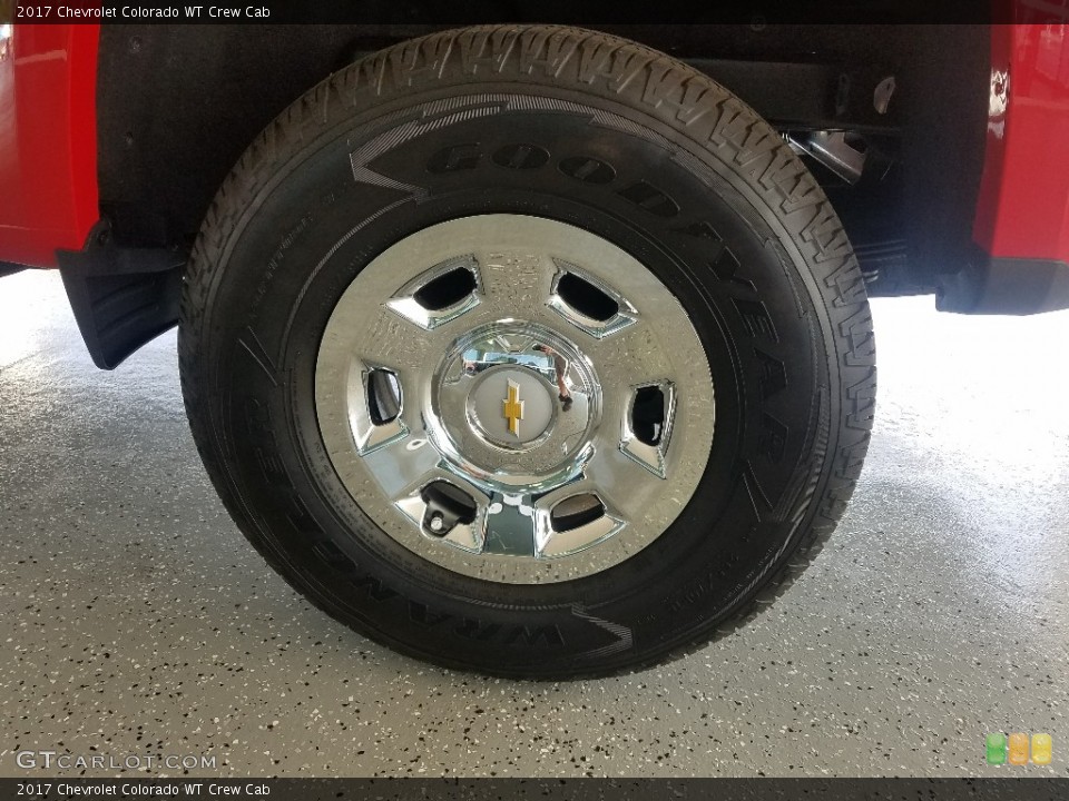 2017 Chevrolet Colorado WT Crew Cab Wheel and Tire Photo #124422984