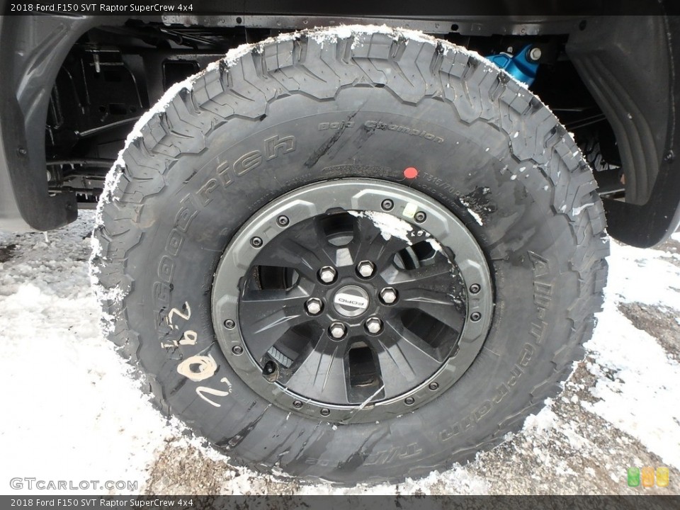 2018 Ford F150 SVT Raptor SuperCrew 4x4 Wheel and Tire Photo #124425619