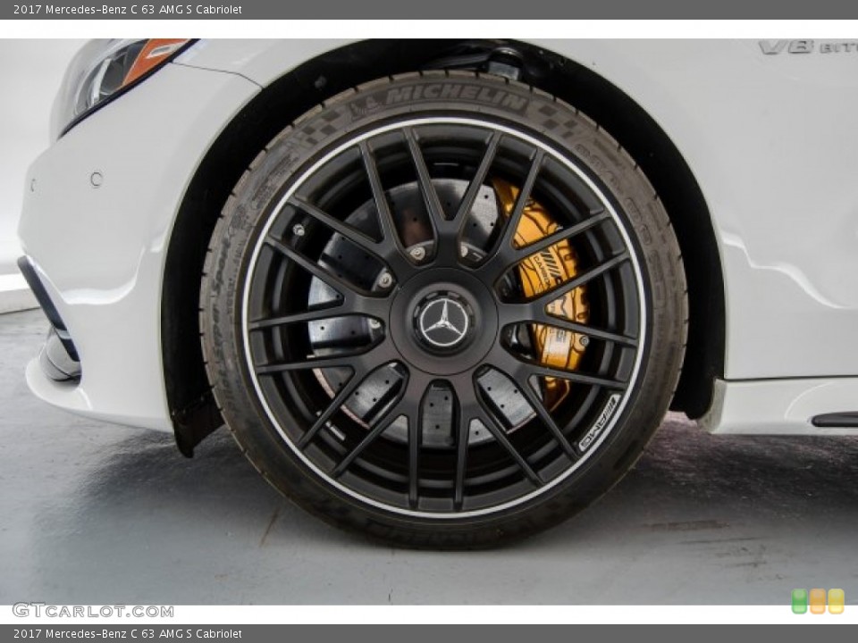 2017 Mercedes-Benz C 63 AMG S Cabriolet Wheel and Tire Photo #124433503