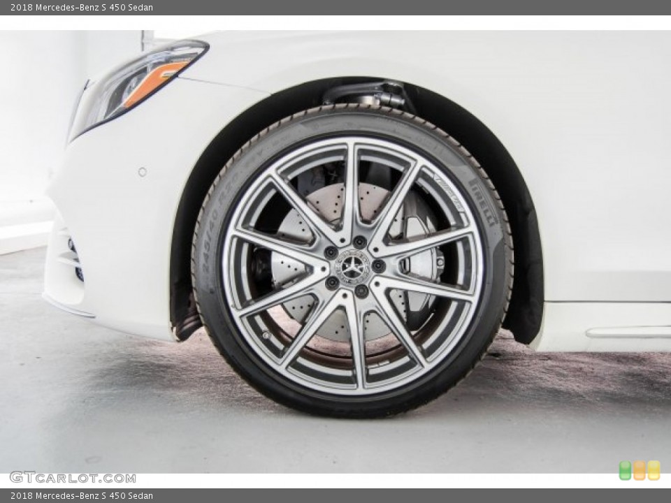 2018 Mercedes-Benz S 450 Sedan Wheel and Tire Photo #124449002