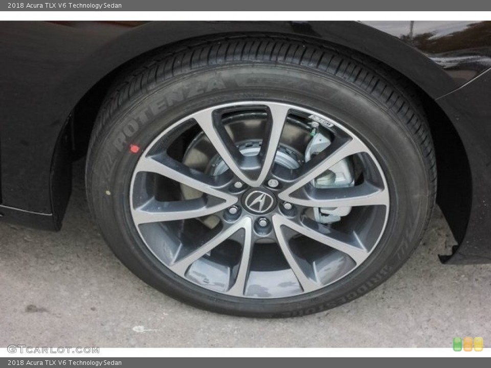2018 Acura TLX V6 Technology Sedan Wheel and Tire Photo #124451549