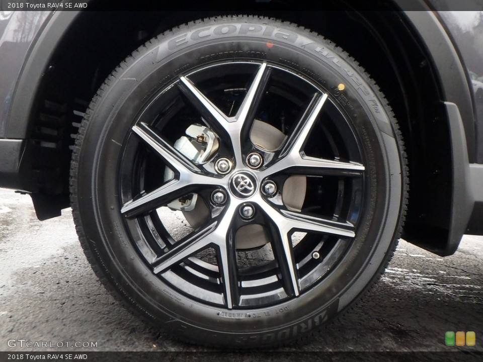 2018 Toyota RAV4 SE AWD Wheel and Tire Photo #124461213