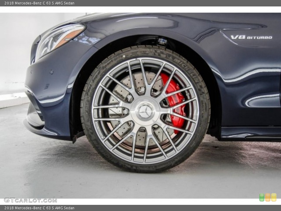 2018 Mercedes-Benz C 63 S AMG Sedan Wheel and Tire Photo #124478924