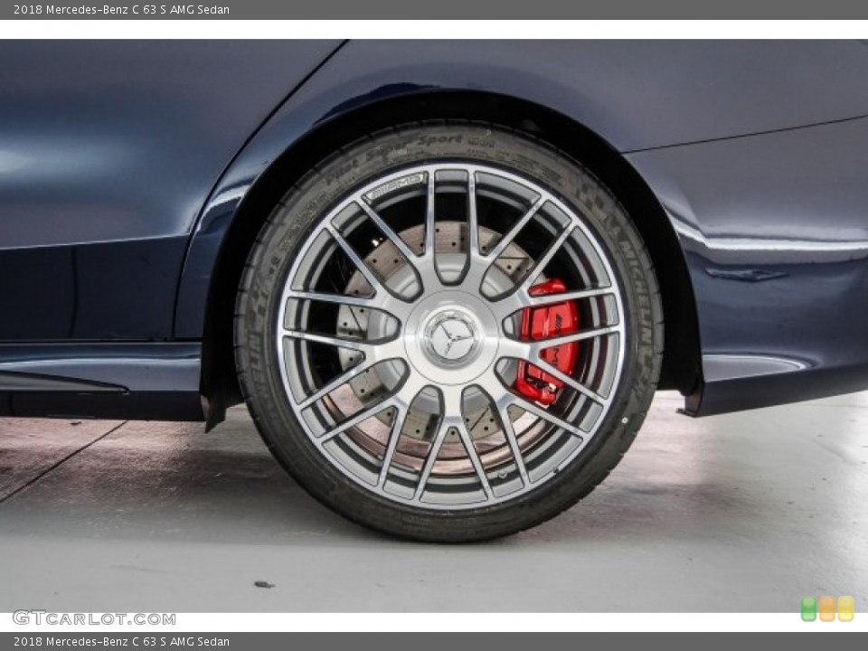 2018 Mercedes-Benz C 63 S AMG Sedan Wheel and Tire Photo #124479437