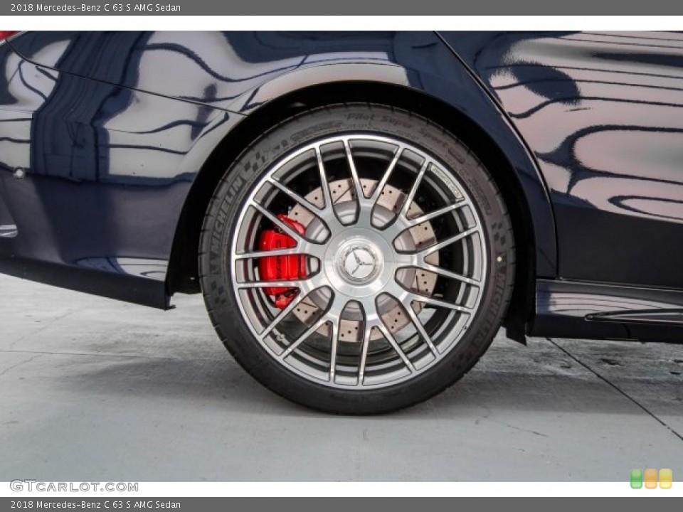 2018 Mercedes-Benz C 63 S AMG Sedan Wheel and Tire Photo #124479458