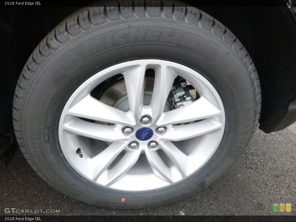 2018 Ford Edge SEL Wheel and Tire Photo #124484574