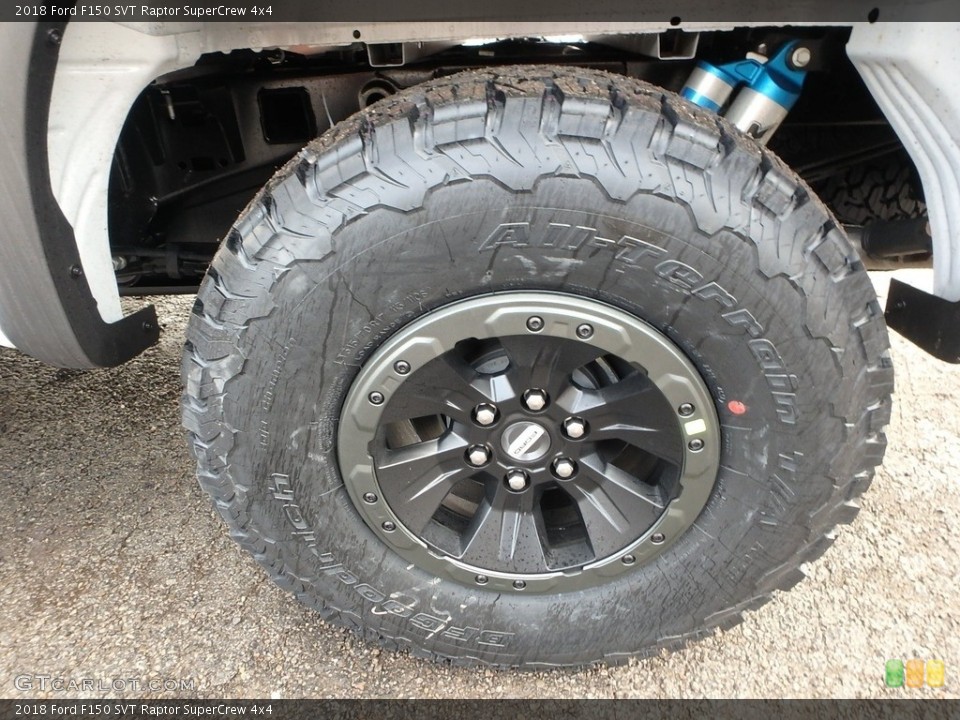 2018 Ford F150 SVT Raptor SuperCrew 4x4 Wheel and Tire Photo #124502141