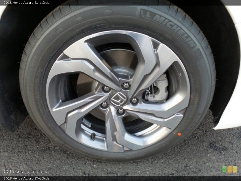 2018 Honda Accord EX-L Sedan Wheel and Tire Photo #124537588