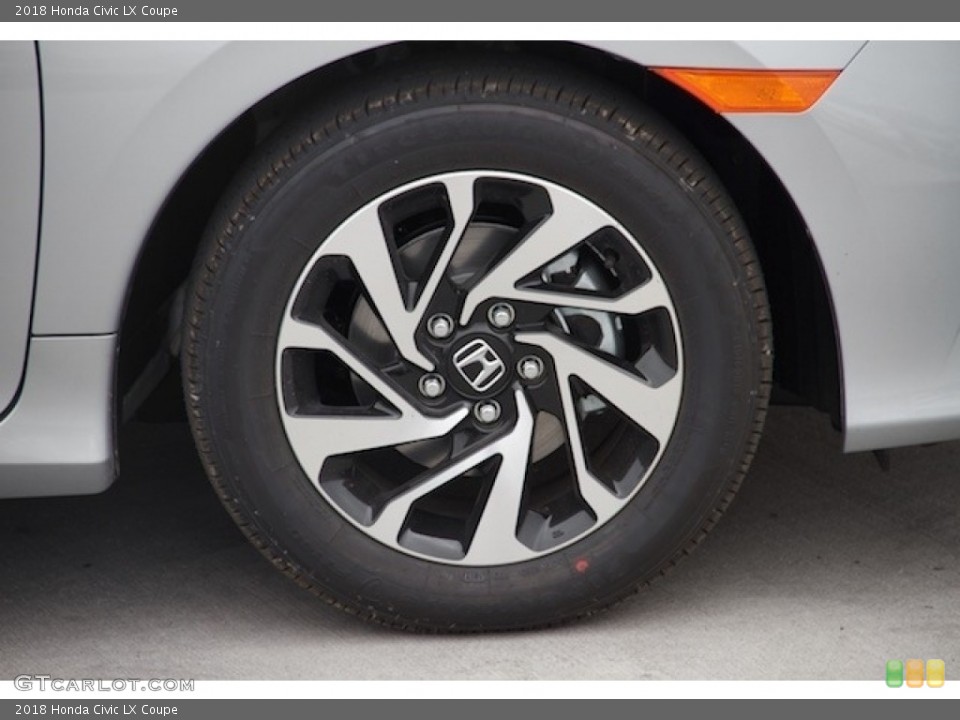 2018 Honda Civic LX Coupe Wheel and Tire Photo #124537768