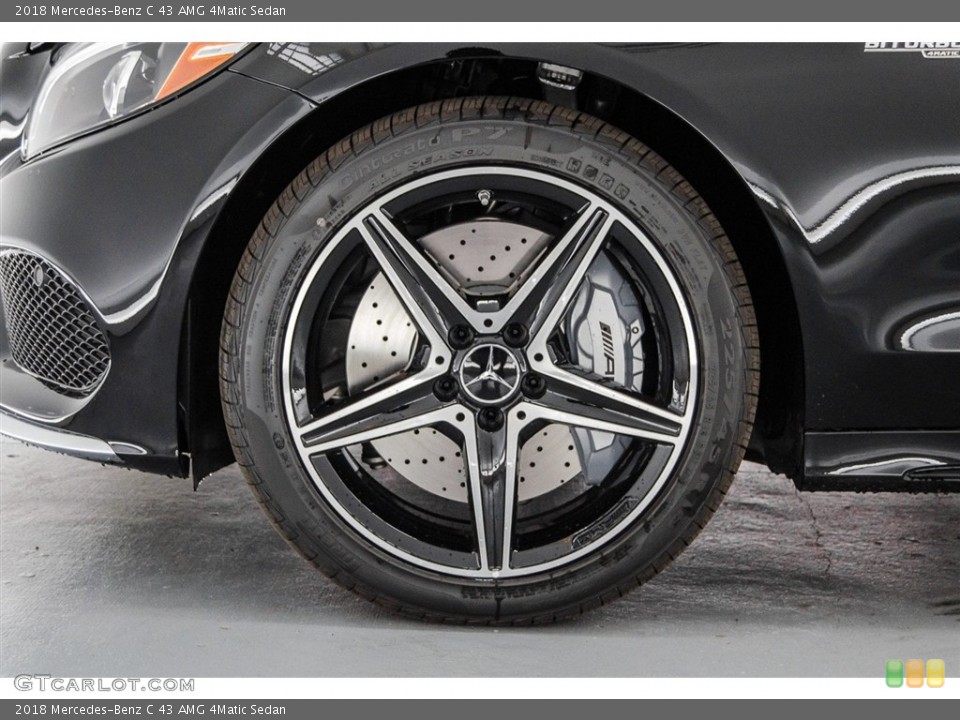 2018 Mercedes-Benz C 43 AMG 4Matic Sedan Wheel and Tire Photo #124551502