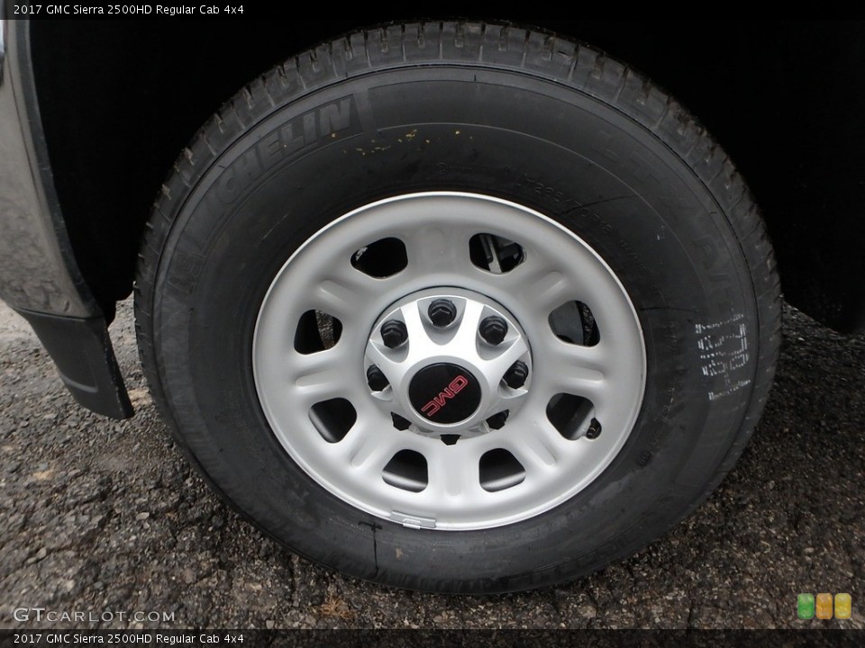 2017 GMC Sierra 2500HD Regular Cab 4x4 Wheel and Tire Photo #124563626