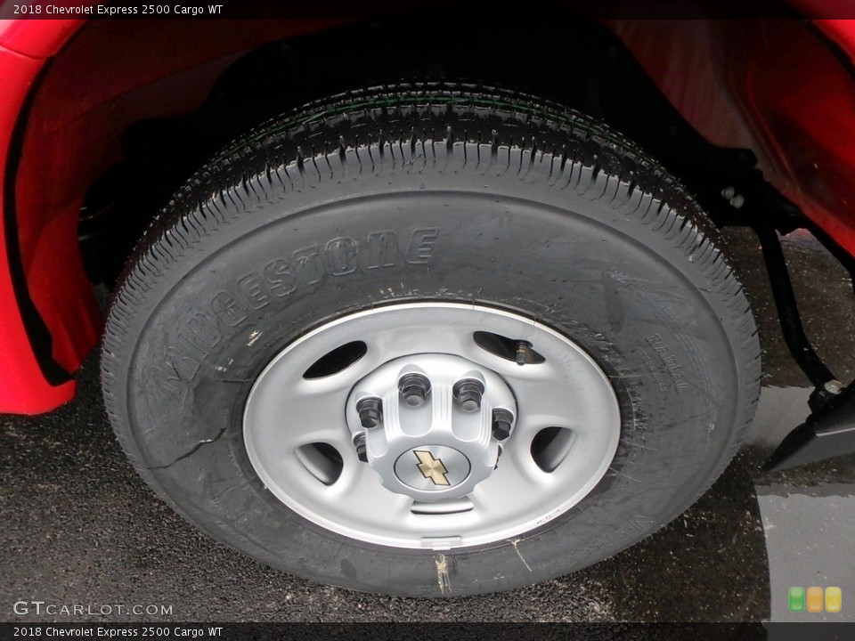 2018 Chevrolet Express 2500 Cargo WT Wheel and Tire Photo 124581814