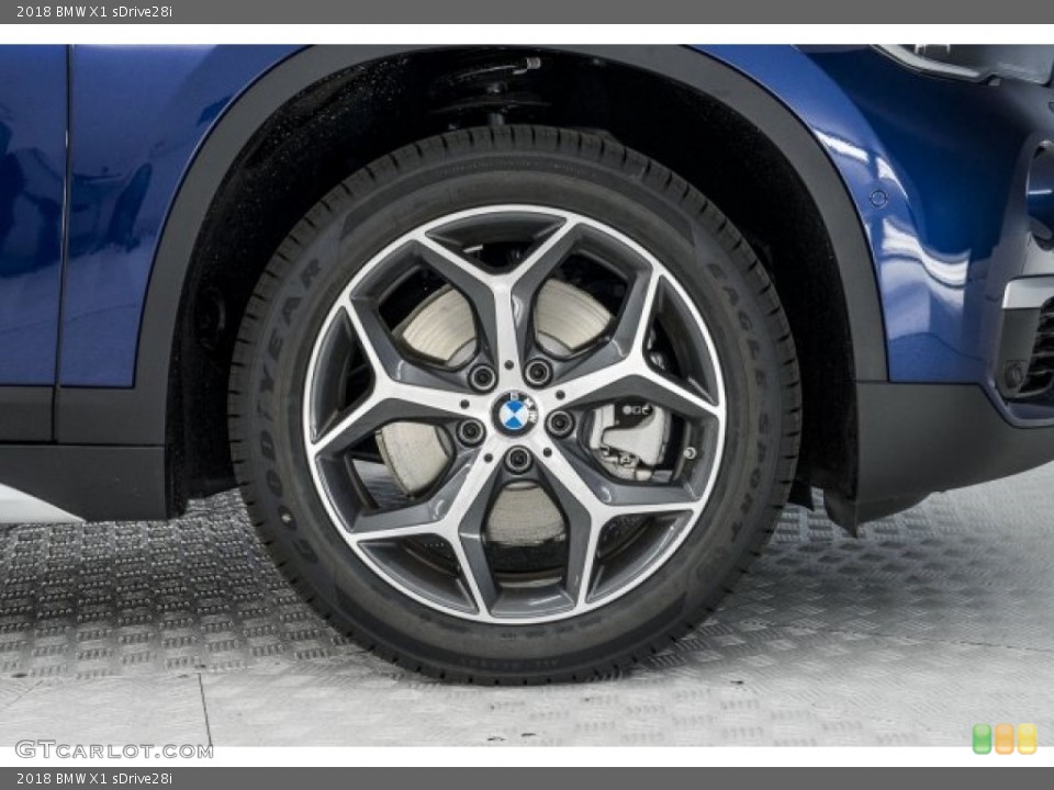 2018 BMW X1 sDrive28i Wheel and Tire Photo #124583480