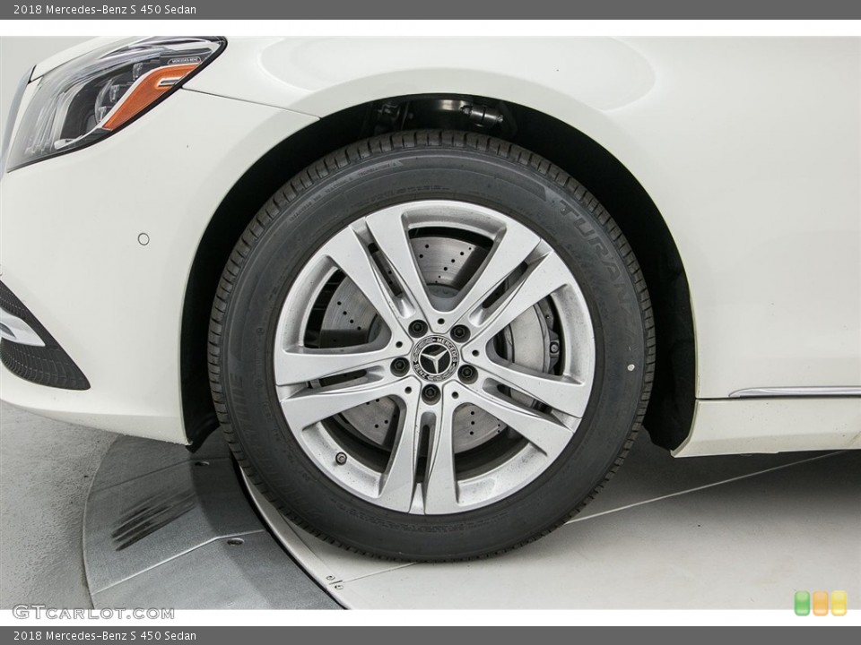 2018 Mercedes-Benz S 450 Sedan Wheel and Tire Photo #124586628