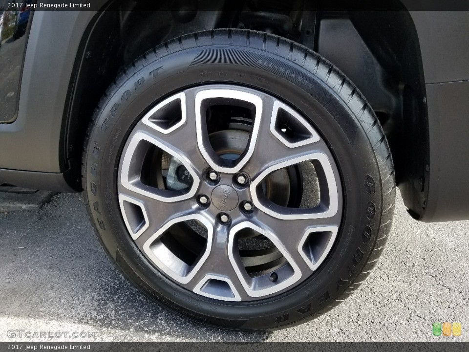 2017 Jeep Renegade Limited Wheel and Tire Photo #124614163