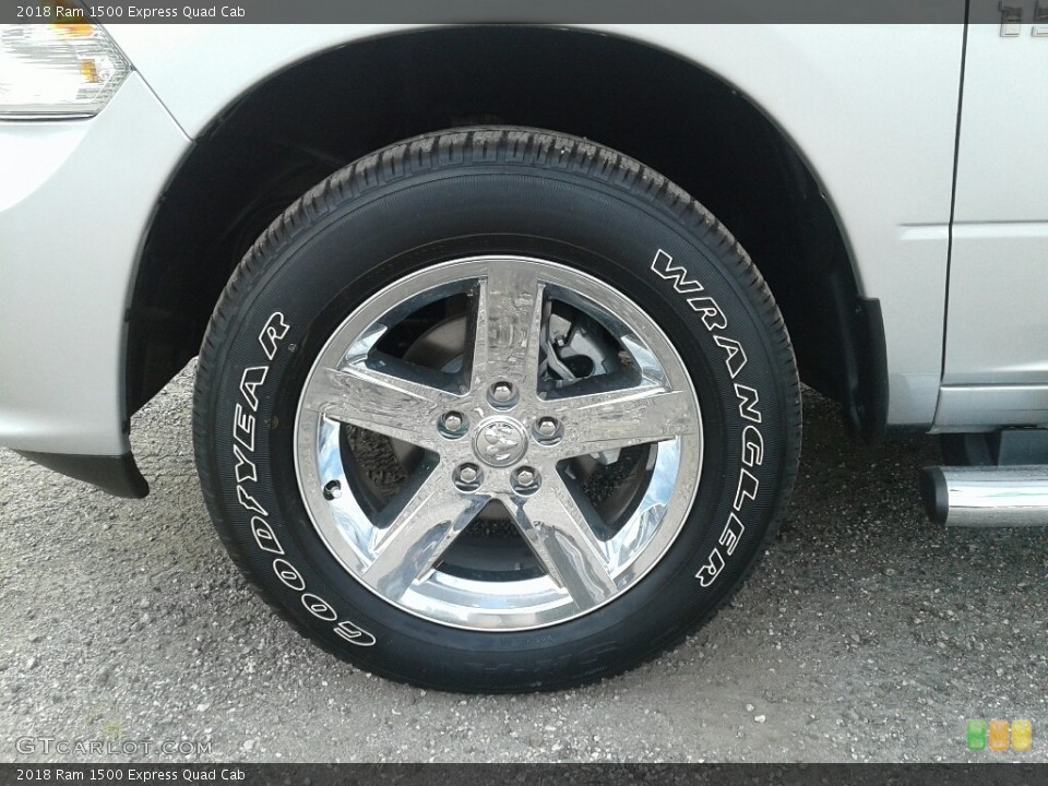 2018 Ram 1500 Express Quad Cab Wheel and Tire Photo #124621051