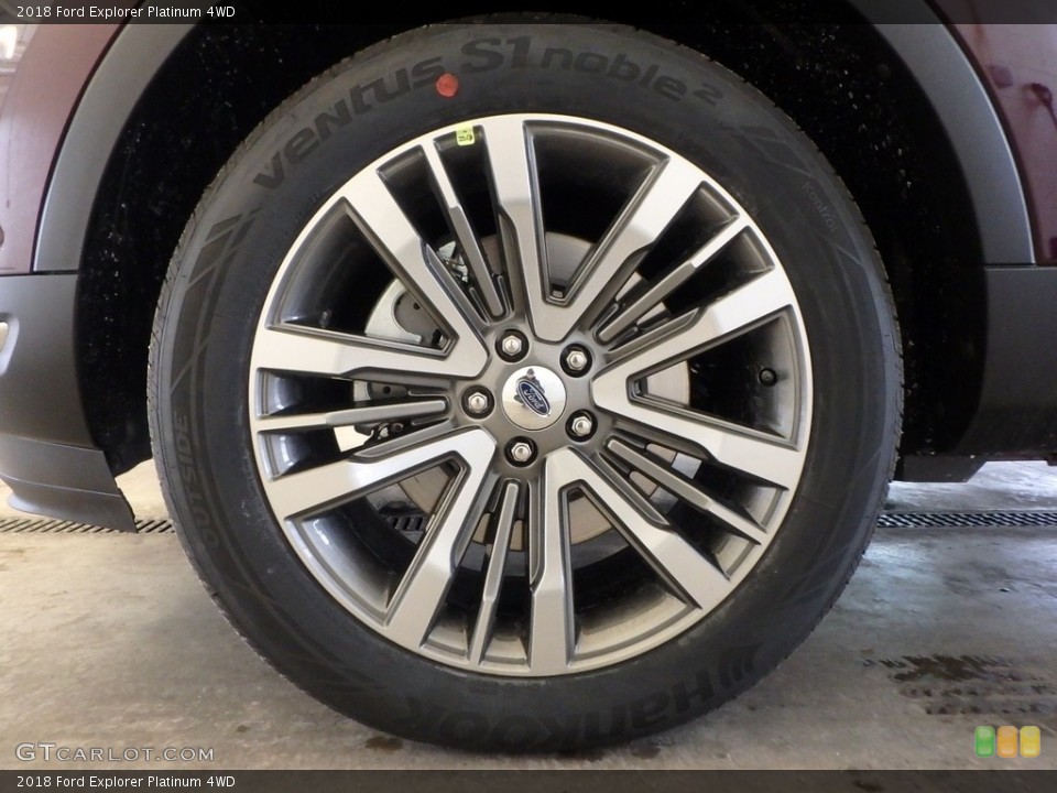 2018 Ford Explorer Platinum 4WD Wheel and Tire Photo #124630537