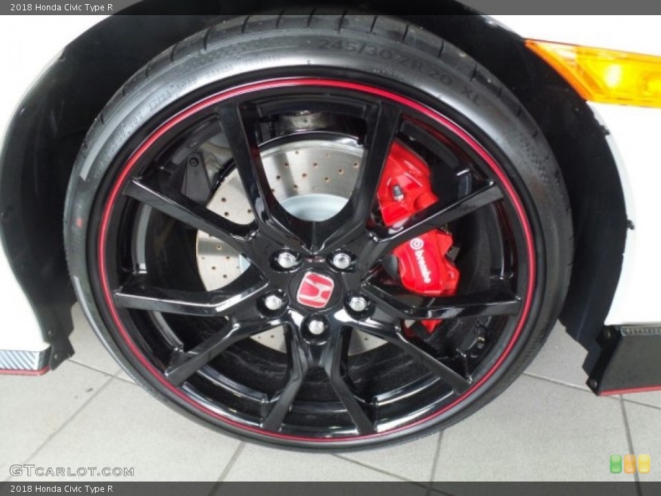 2018 Honda Civic Type R Wheel and Tire Photo #124633078