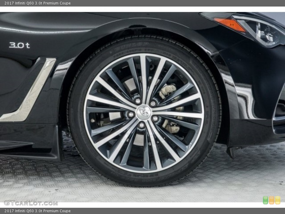 2017 Infiniti Q60 3.0t Premium Coupe Wheel and Tire Photo #124648732