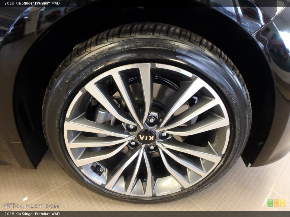 2018 Kia Stinger Premium AWD Wheel and Tire Photo #124666909