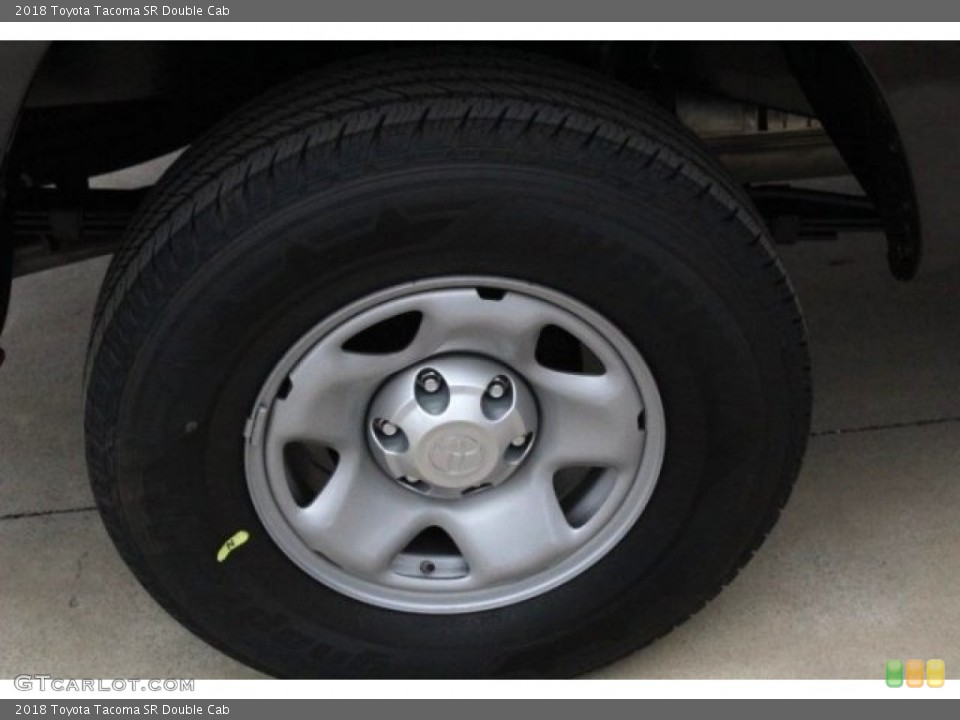 2018 Toyota Tacoma SR Double Cab Wheel and Tire Photo #124668622