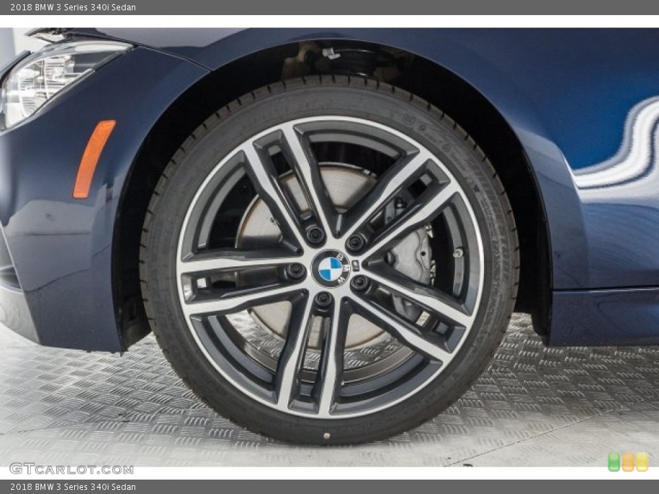 2018 BMW 3 Series 340i Sedan Wheel and Tire Photo #124671762