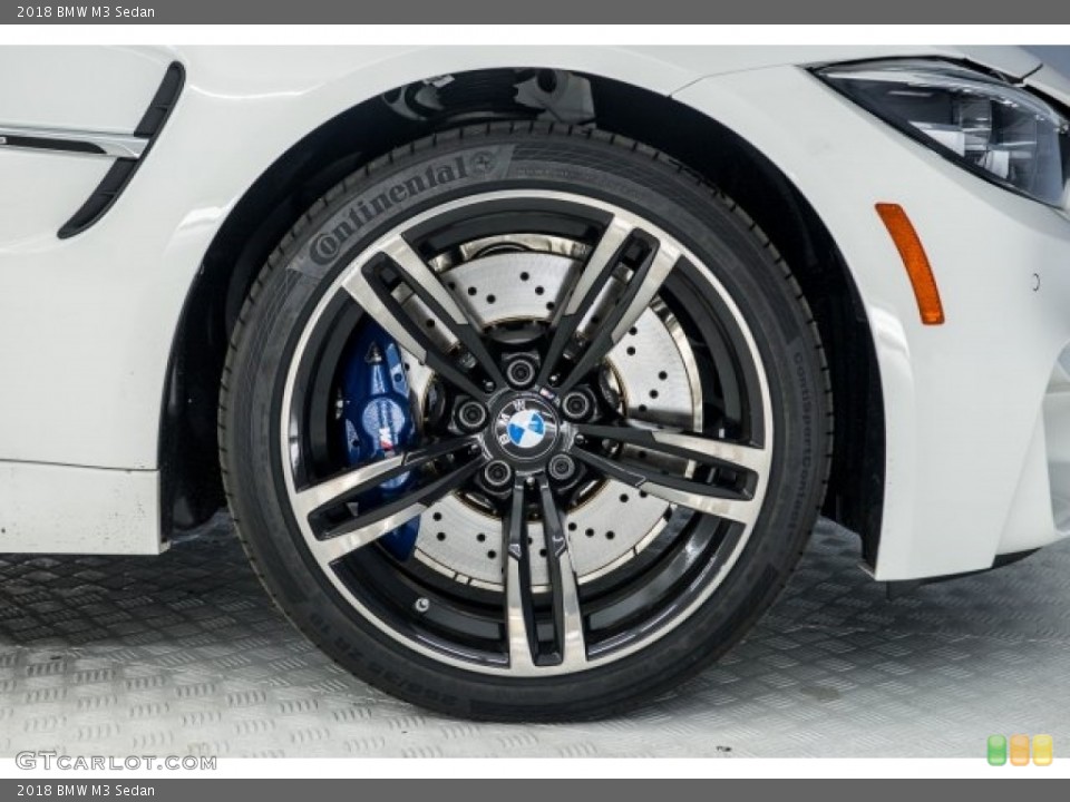 2018 BMW M3 Sedan Wheel and Tire Photo #124672657