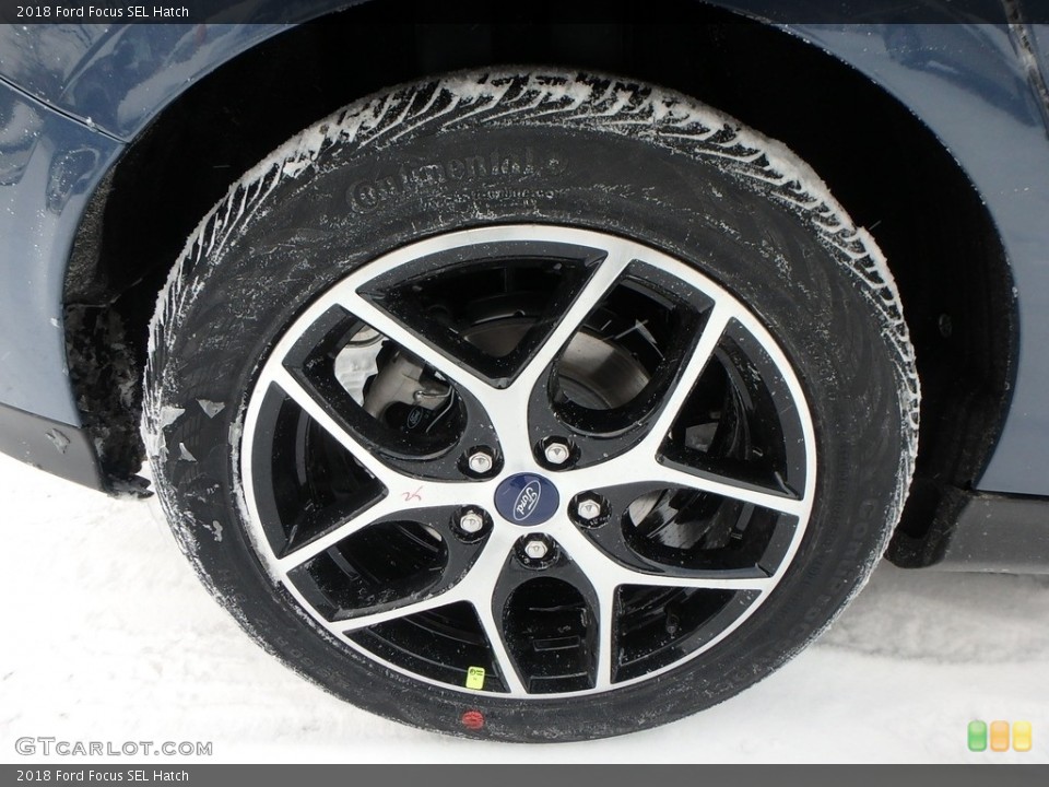 2018 Ford Focus SEL Hatch Wheel and Tire Photo #124684881