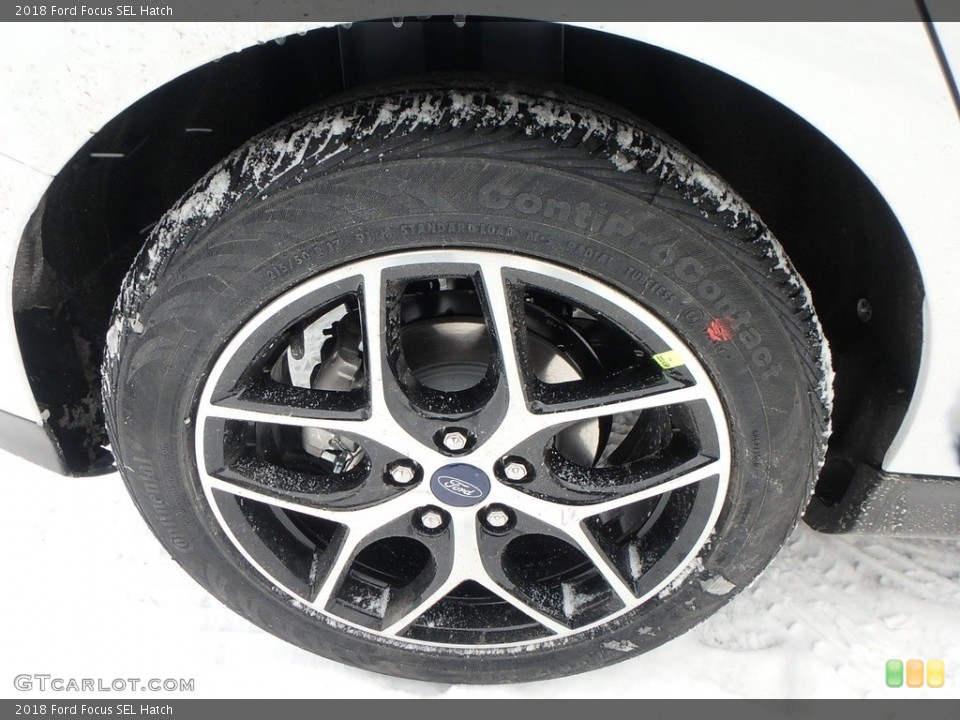 2018 Ford Focus SEL Hatch Wheel and Tire Photo #124692246