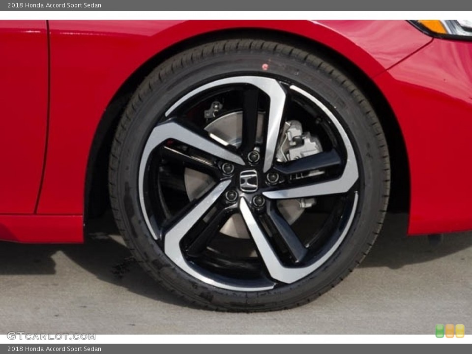 2018 Honda Accord Sport Sedan Wheel and Tire Photo #124710168