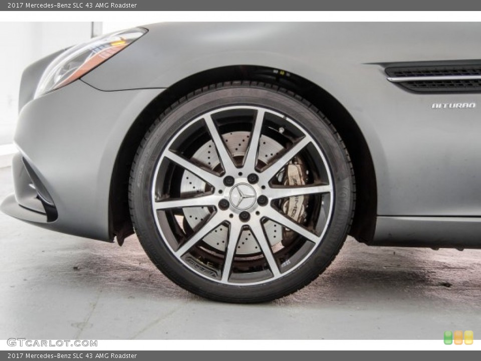2017 Mercedes-Benz SLC 43 AMG Roadster Wheel and Tire Photo #124749764
