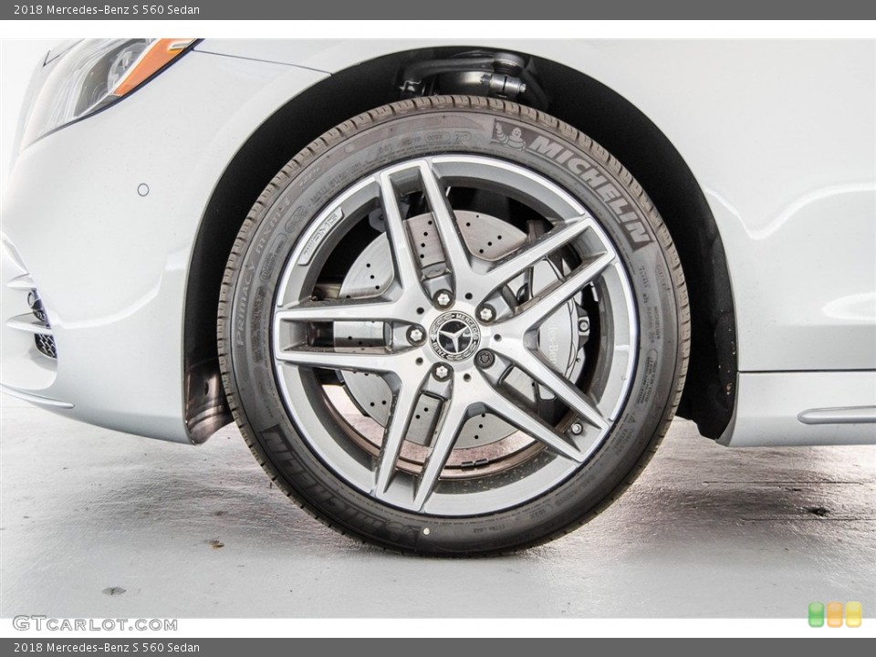 2018 Mercedes-Benz S 560 Sedan Wheel and Tire Photo #124773155