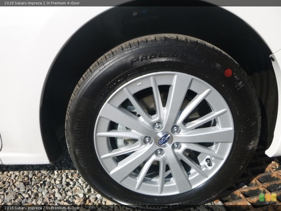 2018 Subaru Impreza 2.0i Premium 4-Door Wheel and Tire Photo #124776123